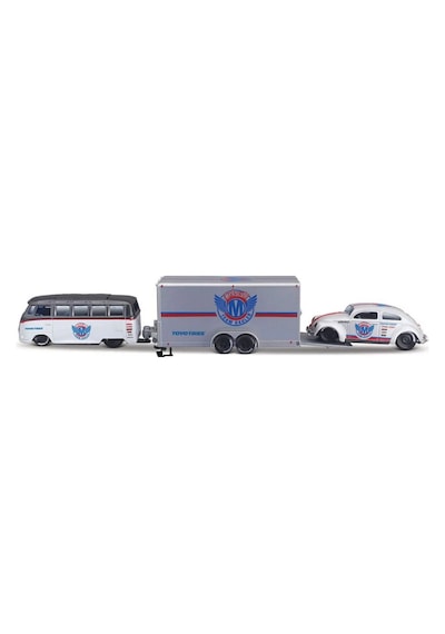 Nessiworld 1/64 Design Seri Yarış Takımı Römork Ve Araç Set