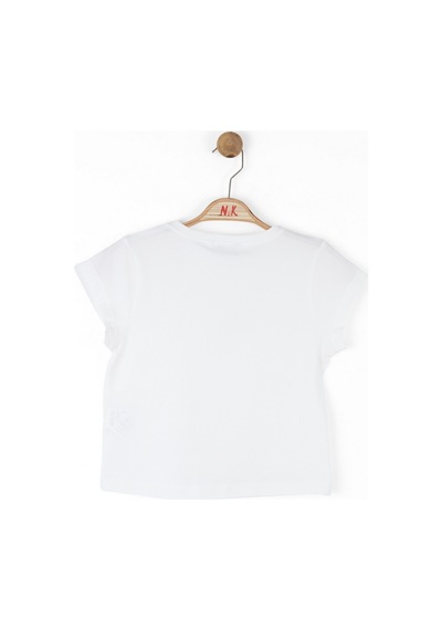 Nk Kids Find Kız Çocuk T-shirt 38373 Ekru
