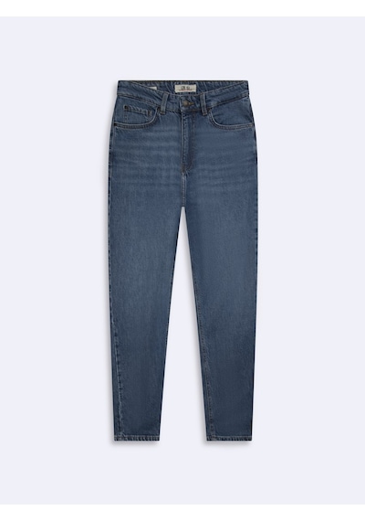LTB Elvıra Daralan Paça Yüksek Bel Mid Indigo Jean Pantolon Mavi