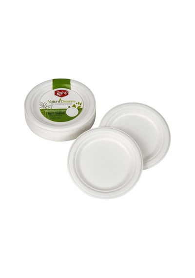 Roll-up Nature Ekolojik Karton Kağıt Parti Tek Kullanımlık Tabak - 18 Cm. - 50 Adetlik 1 Paket Diğer