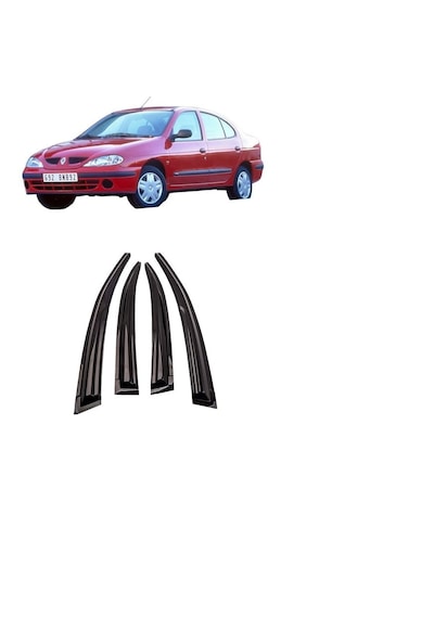 Renault Megane 1 Uyumlu 4 Kapı Mugen Ön Arka Cam Rüzgarlığı
