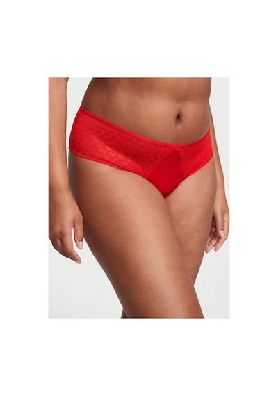 Victoria's Secret The Icon Dantelli Cheeky Külot Kırmızı