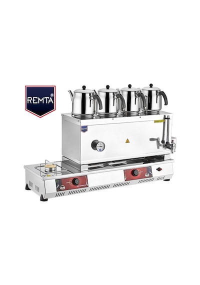 Remta 85 Model 4 Demlikli Gazlı (Ce) + Elektrikli Çay Ocağı 58 Lt