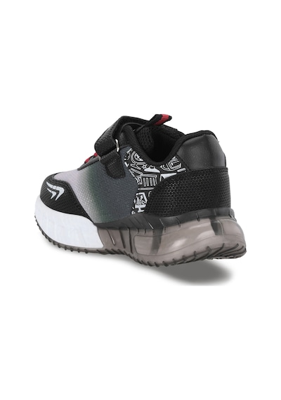 Slazenger Enzo P Unisex Çocuk Siyah / Kırmızı Günlük Spor Ayakkabısı