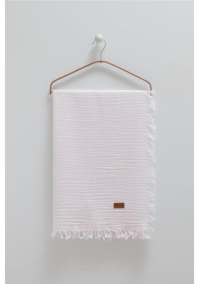 Caramell Müslin Battaniye Muslin Blanket 120x120 Pembe