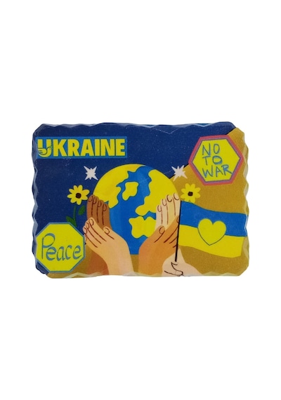 Ukrayna Temalı Kırık Magnet