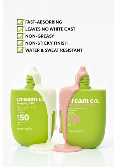 Spf50 Pink Güneş Koruyucu Krem, Ton Eşitleyici Leke Karşıtı, Aydınlatıcı, 40 Ml, Güneş Serumu