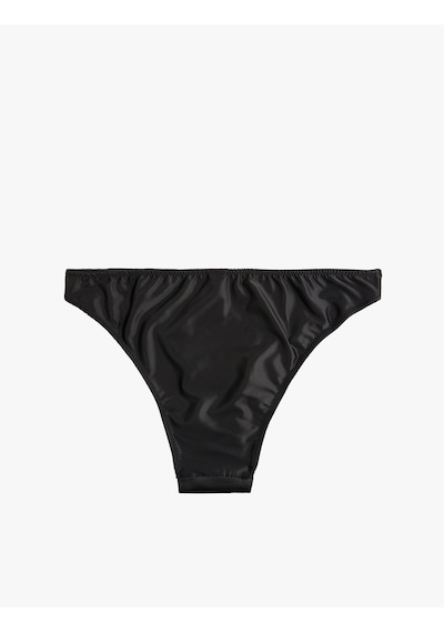 Koton Normal Bel Rahat Kalıp Brief Külot Siyah 6wlk30135mk Siyah