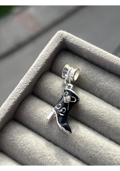 Topuklu Çizme Charm / Asafaccessory Siyah