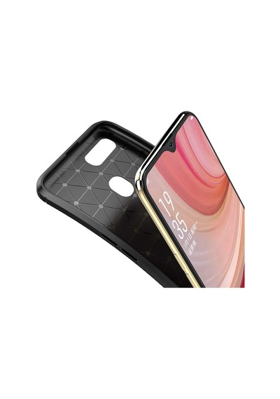 Oppo A7x Kılıf Zore Negro Silikon Kapak Lacivert