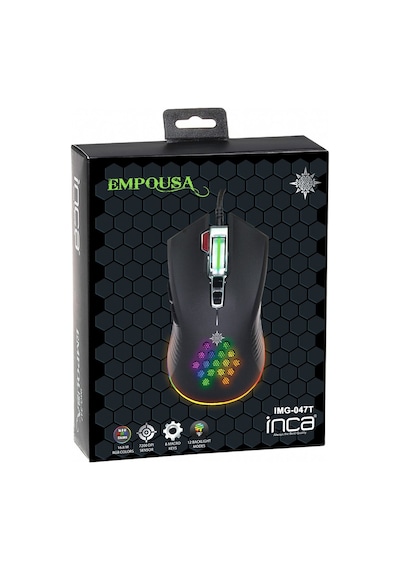 Inca IMG-047T Empousa Kablolu RGB Optik Oyuncu Mouse