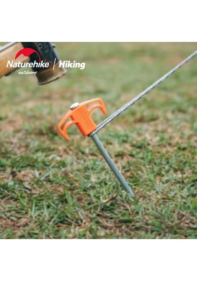Naturehike Çadır Kazığı 25 Cm Galvanizli Demir 2 Pcs Siyah Çok Renkli
