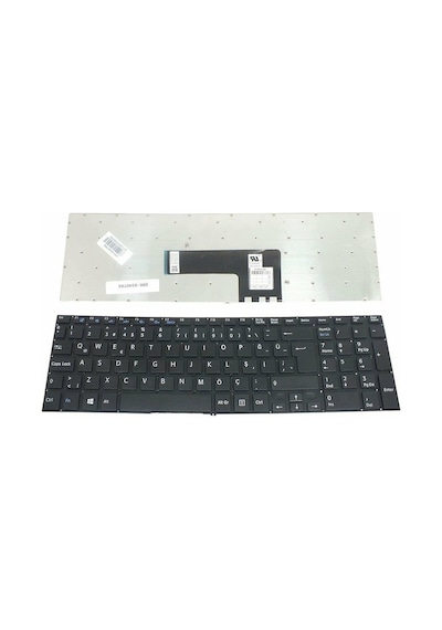 Sony Uyumlu Vaio Svf152 Serisi Mp-12q26cu-920 Çerçevesiz Siyah Türkçe/q Notebook Klavye Tuş Takımı Işıksız
