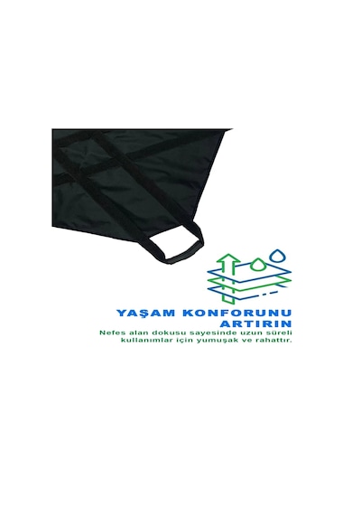 Benlife Hasta Çevirme Aparatı Ergonomik Kayışlı - 75x100cm