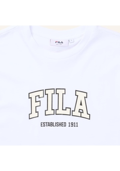 Fila Faw1300.10001 Rifredi Regular Graphic Kadın Spor Tişört Beyaz