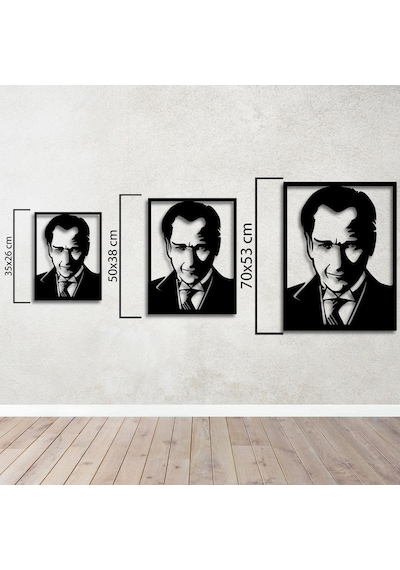 Mustafa Kemal Atatürk Metal Duvar Dekoru