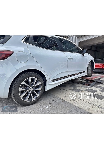 Kit Garaj Renault Clio 5 Yan Marşpiyel Çift Plastik Boyasız