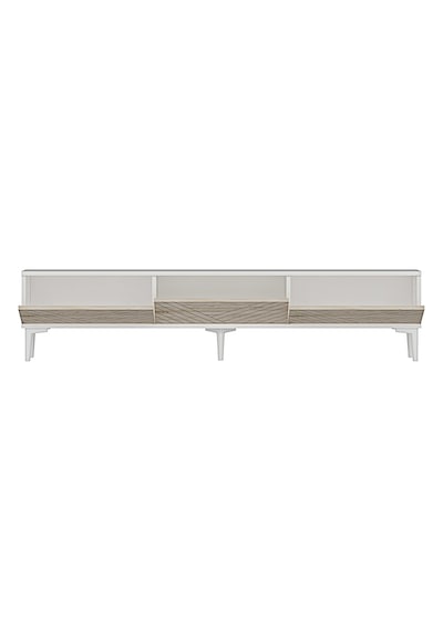 Tsa1804bt - Ferro180 Tv Stand, Tv Sehpası Beyaz-traverten Kapak 180cm Beyaz-traverten