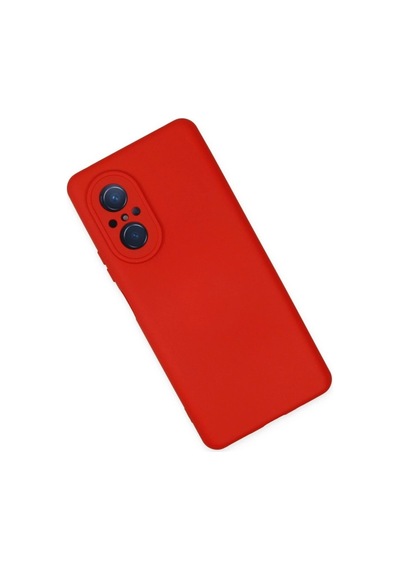 Huawei Nova 9 Se Kılıf Nano İçi Kadife Silikon - Kırmızı