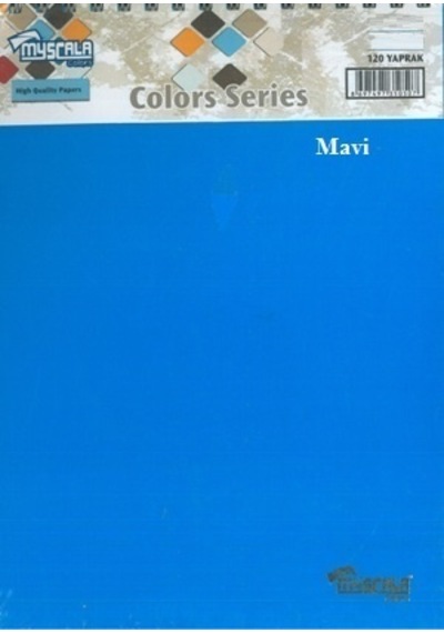 Özkan Defter A4 100 Yaprak Bloknot Myscala Kareli Mavi