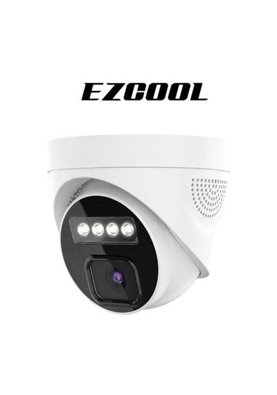 Ezcool Ez-1045ıps 5mp 2.8mm Hıbrıt Poe Sesli Ip Dome Kamera