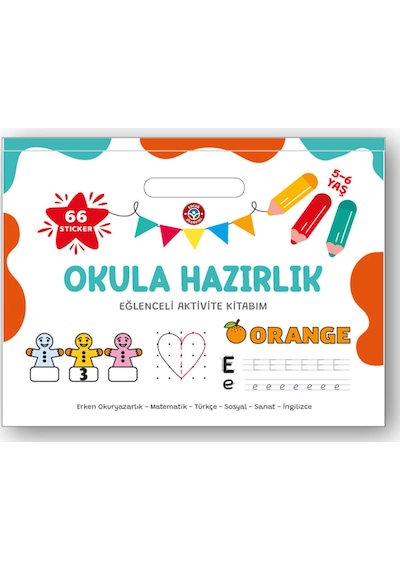Okula Hazırlık Eğlenceli Aktivite Kitabım