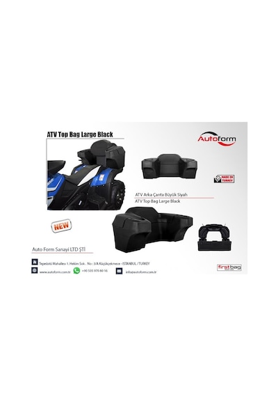Atv Çantası 140 Litre Siyah Universal