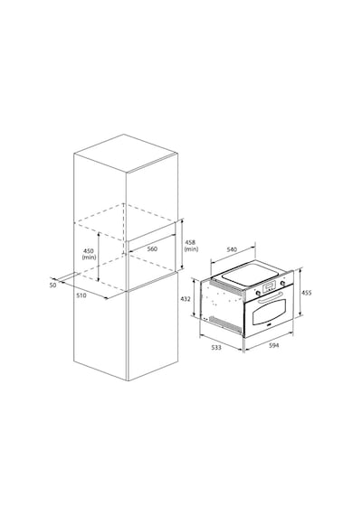 Franke FMW 45 CL G PW Ankastre Mikrodalga Fırın