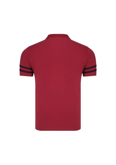 T8585 Dewberry Erkek T-shırt-koyu Bordo Koyu Bordo