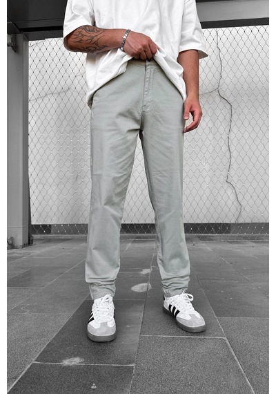 Gri Gabardin Cn44 Dl Regular Pantolon Gri