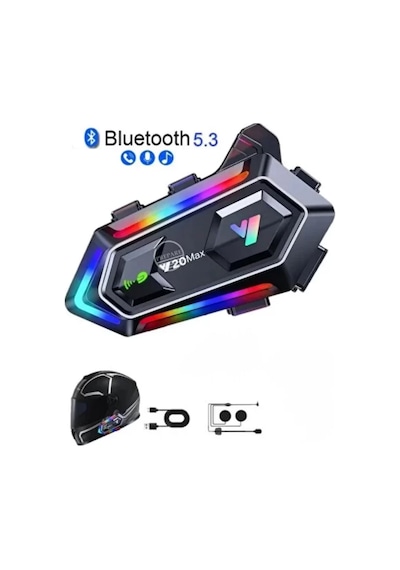 6. Bluetooth 5.3 Kask İçi Intercom Kulaklık Ipx6 Suya Dayanıklı Tasarım 98757731
