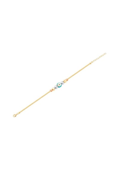 Tektaş - 3 Renkli Altın 14 Ayar Toplu Bileklik N11.3149 Sarı Altın