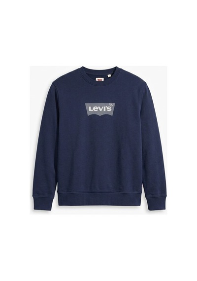 Levi's Regular Fit Pamuk Kumaş Erkek Standart Grafikli Sweatshirt -0157 Lacivert