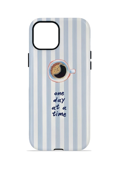 Apple iPhone Uyumlu 13 Vorian Çift Katmanlı Kılıf One Day Coffee