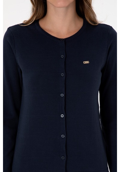 U.s. Polo Assn. Kadın Lacivert Hırka Triko 50307719-vr033 Lacivert