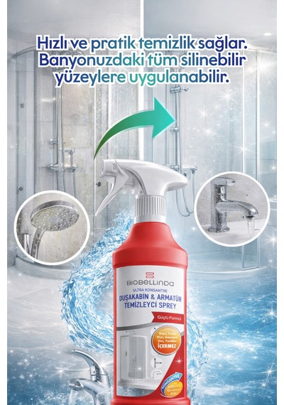 Doğal Duşakabin & Armatür Temizleyici Sprey 450 Ml 2'li Set Diğer
