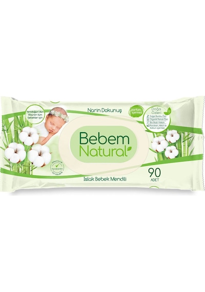 Bebem Natural Islak Bebek Havlusu 90 Yaprak