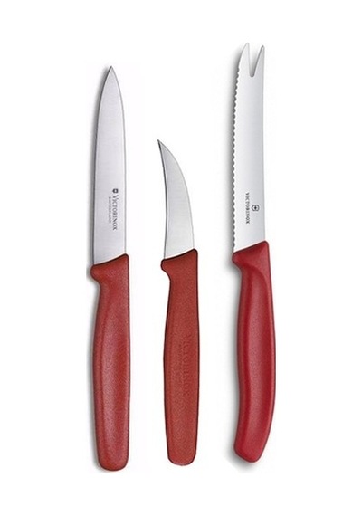 Victorinox 4.0801 Swiss Classic 3lü Bıçak Seti Renkli