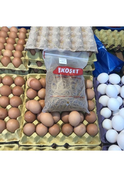 Kauçuk Büyük Boy Paket Lastiği 100mm 25 Kg