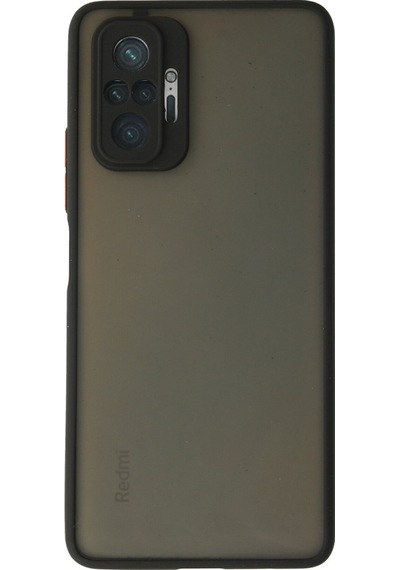 Xiaomi Redmi Note 10 Pro Uyumlu Kılıf Montreal Silikon Kapak - Siyah