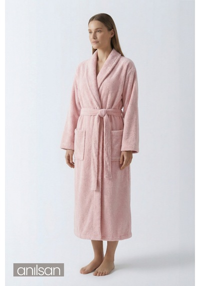 Şalyaka Pembe %100 Pamuk Unisex Spa Için Ideal, Günlük Kullanıma Uygun Kadın/erkek Pembe