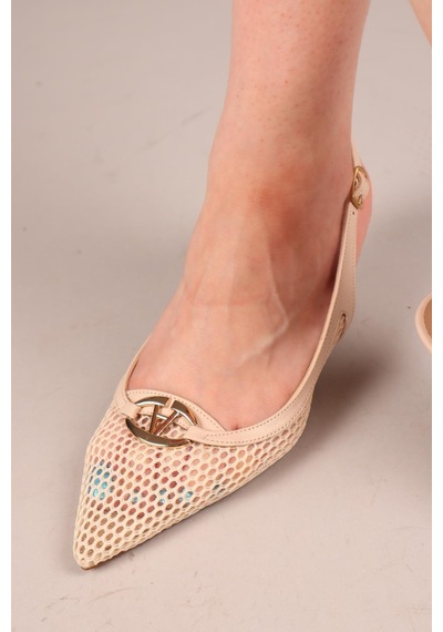 Birikon Novara Tokalı File Stiletto Ten-8039 Ten