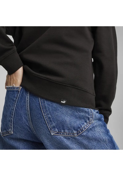 Puma Her Crew Tr Siyah Kadın Sweatshirt