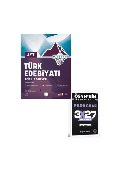 2027 Okyanus 2027 Ayt Türk Edebiyatı Iceberg Soru Bankası+ Evp Akademi Paragraf