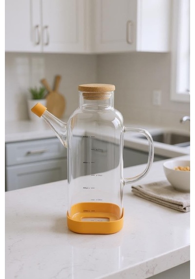 Bambum Petto - Bambu Kapaklı Yağdanlık 800ml Çok Renkli