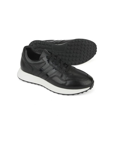 Ziya, Erkek Hakiki Deri Sneaker 1531026z315 Siyah 1531026z315 000 Siyah