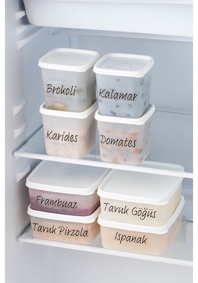 Porsima Te-202 Alaska 24 Parça No Frost Saklama Kabı Seti - Buzdolabı & Erzak Düzenleyici Diğer