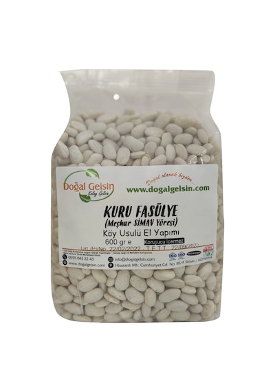 Doğal Gelsin Meşhur Simav Yöresi Kuru Fasülyesi - 600 gr