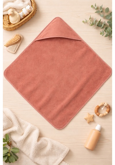Premium Bebek Kundak Havlu 75x75 CM %100 Pamuk Yumuşak 0 - 1 Yaş