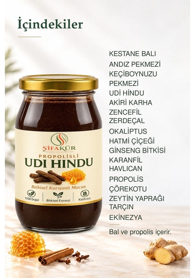 Propolisli Udi Hindu (Udi Hindi) Macunu 420 g